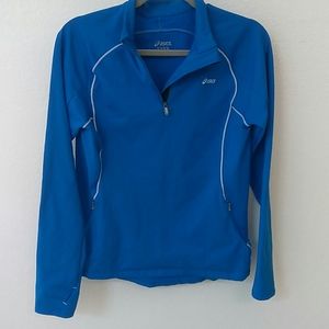Blue Women's Med Workout Top